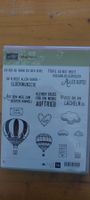 Stempel/Stanzset "Abgehoben" Heissluftballon, neu