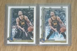 Steph Curry Topps NBA cards lot 