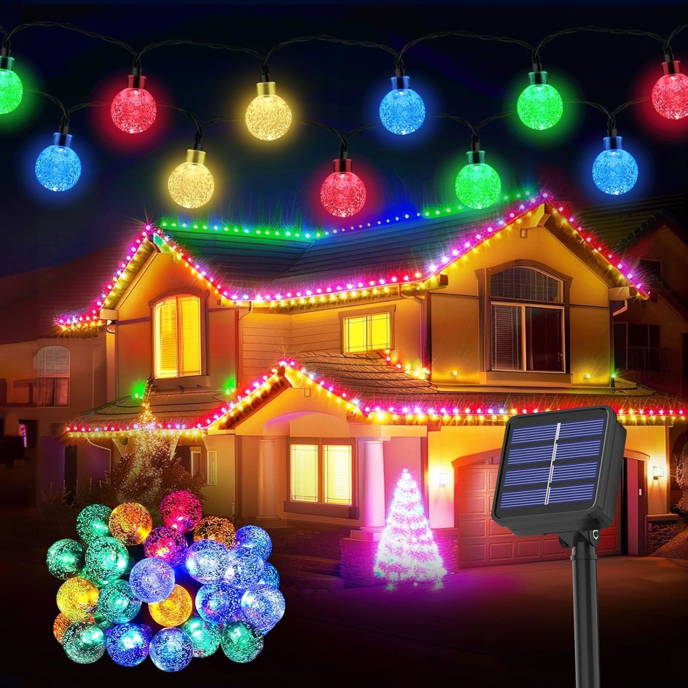 Lichterketten & Leisten: Lichterkette Außen Solar Wetterfest, 30 LED – Neu und originalverpackt aus Nuglar von SaleRitter