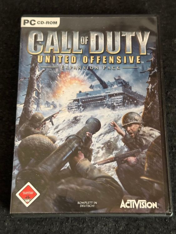 Call of Duty Add-On PC-CD Rom Windows united offensive (Gebraucht) in ...