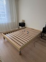 Bettrahmen mit Lattenrost gebrauchter Zustand (140x200)