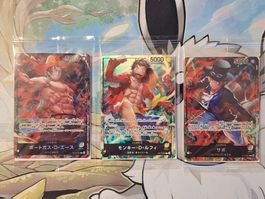 One Piece Card Game - Luffy Ace Sabo Promo Sealed
