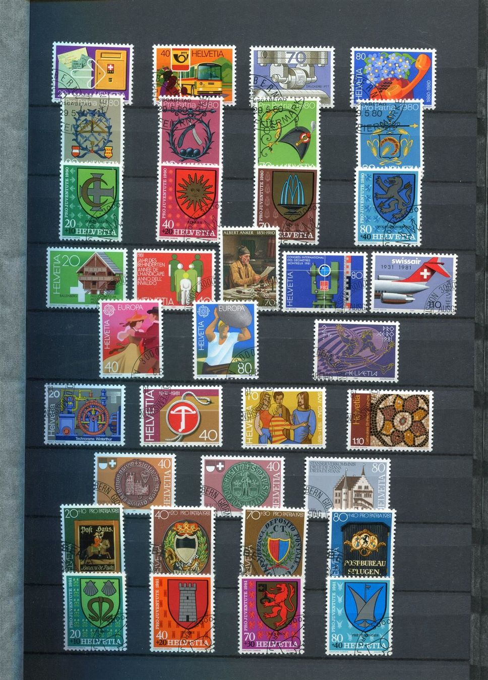 Tutti i francobolli: Schweiz Slg 1964-2003 mit ET-O – Usato da Winterthur venduto da Kyoung 1