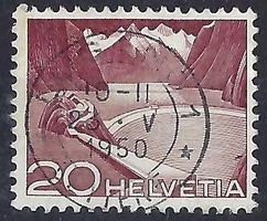 301, URTYPE, VOLL-0 LUGANO 23.V.1950, SCHÖNE MARKE
