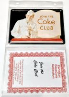 Coca-Cola Blechpostkarte  mit Zertifikat (04)
