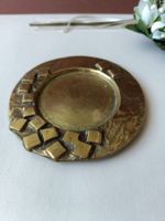 Kerzensteller - Set Vintage Messing Untersetzer /  – Geometr