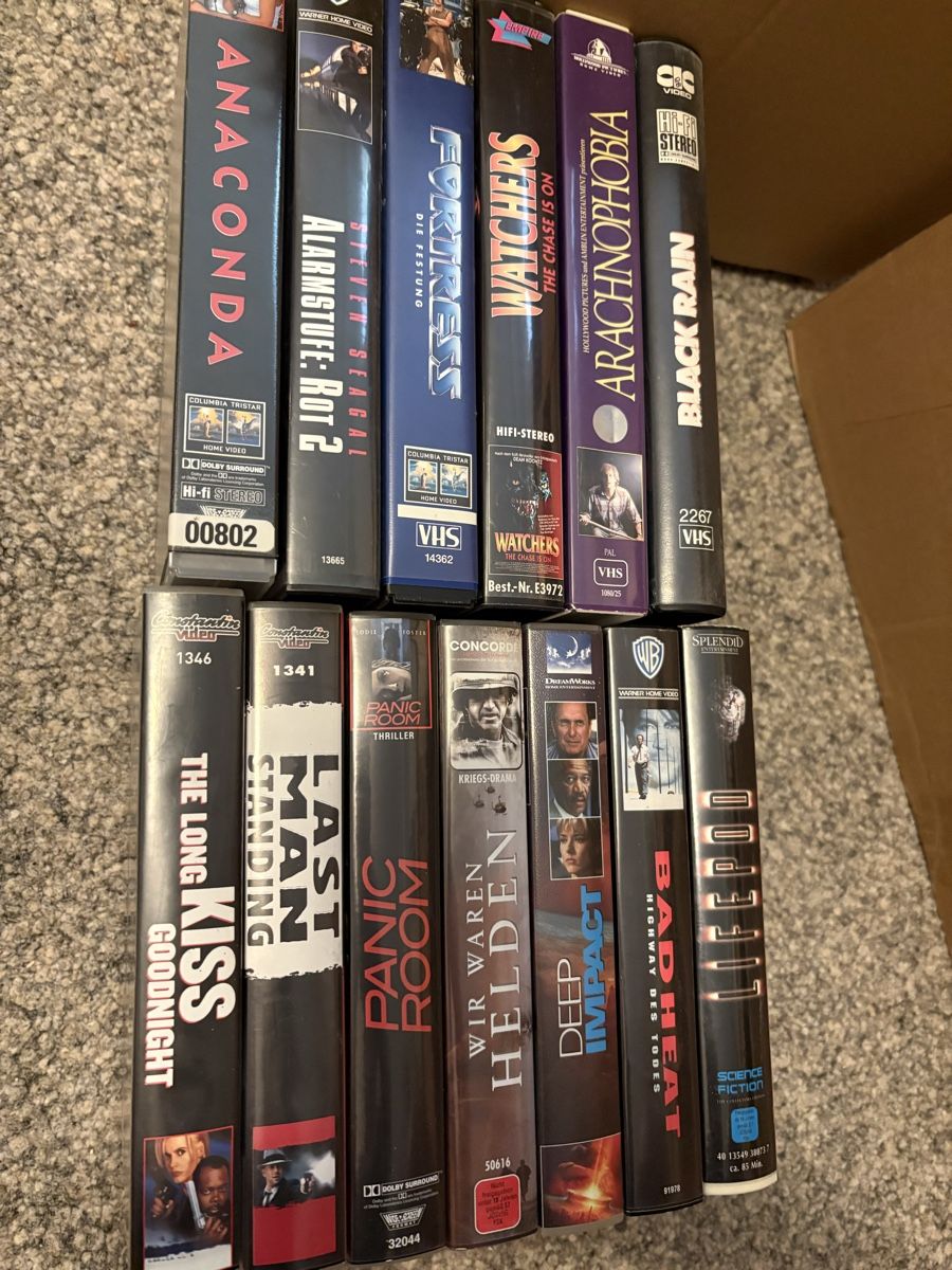 Alle VHS: VHS filme TOP – Gebraucht aus Herzogenbuchsee von warrior77 1