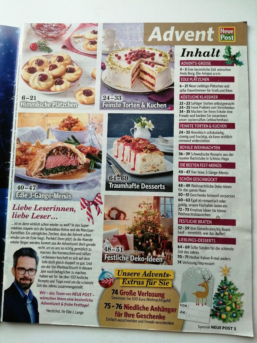 Riviste & Magazine: Zeitschrift Advent - Backen, Kochen, Dekorieren – Usato da Honau venduto da holunder3 1