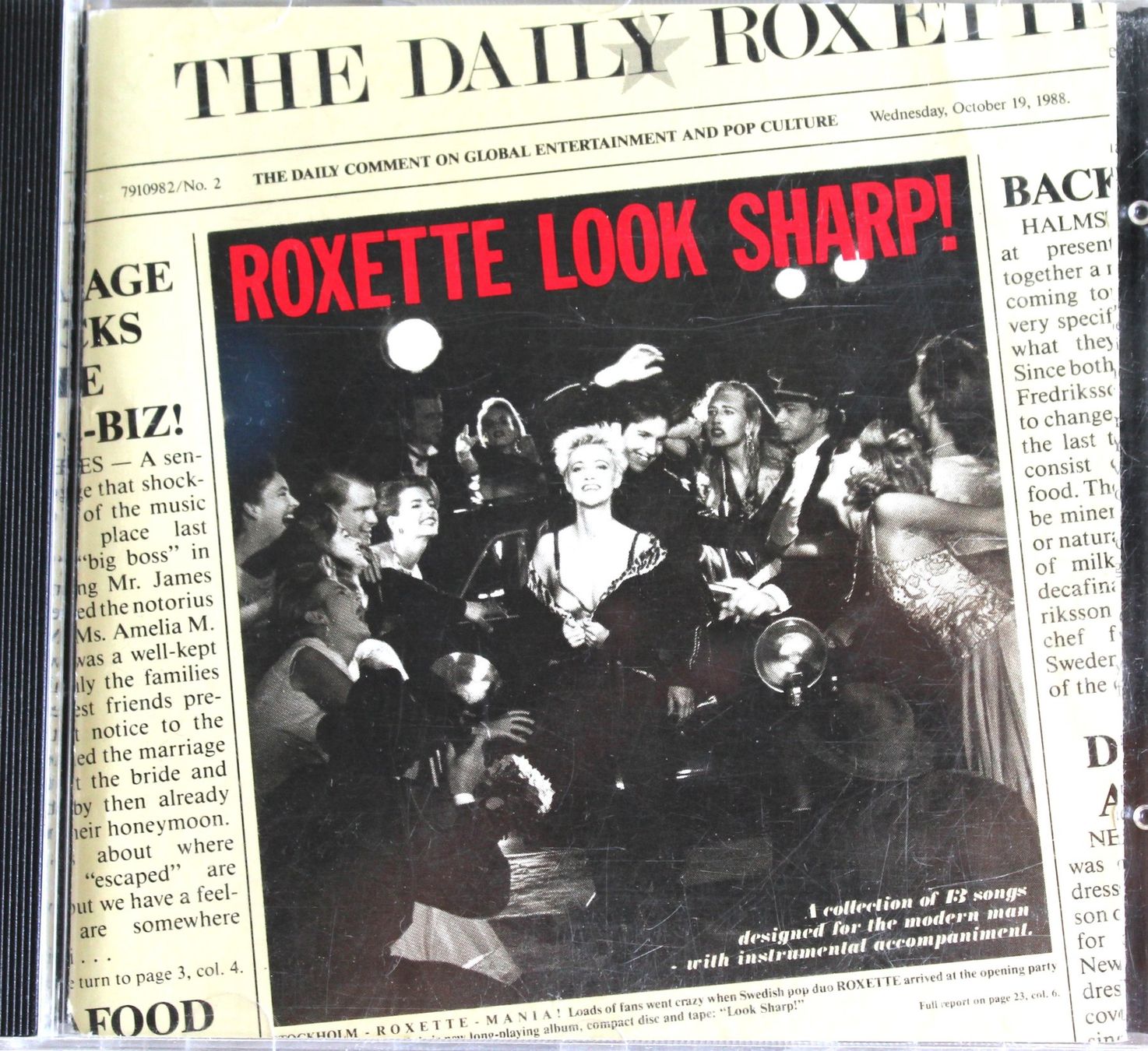 CDs: Roxette / Look sharp! – Gebraucht aus Worblaufen von Cookie23