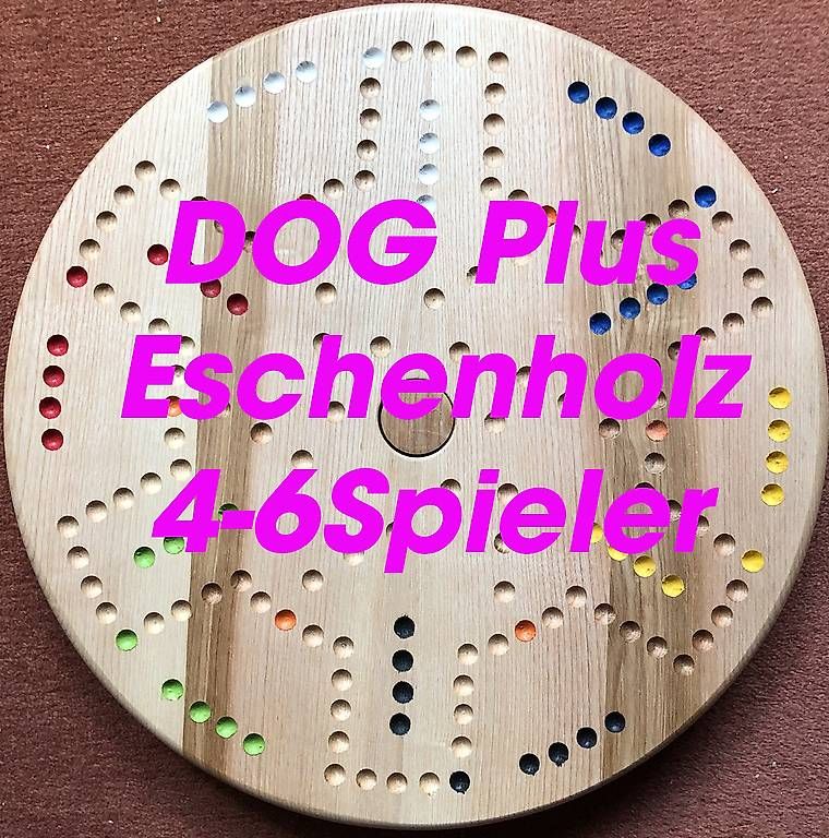 Spiele: DOG Plus 2-4 & 4-6 Spieler Eschenholz – Gebraucht aus Uzwil von Kurtaltherr