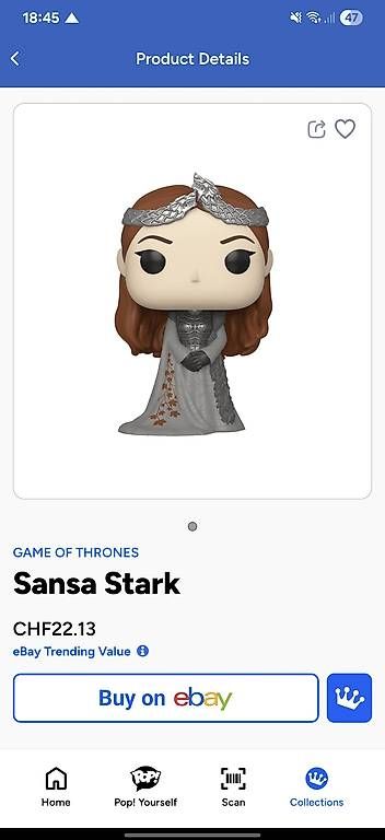 Statuette: Funko Pop - Sansa Stark – Nuovo e nell'imballaggio originale da Walchwil venduto da abcdefghijkl 1