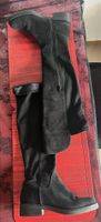Bottes hautes en daim noir taille 39 - Chic d'hiver!