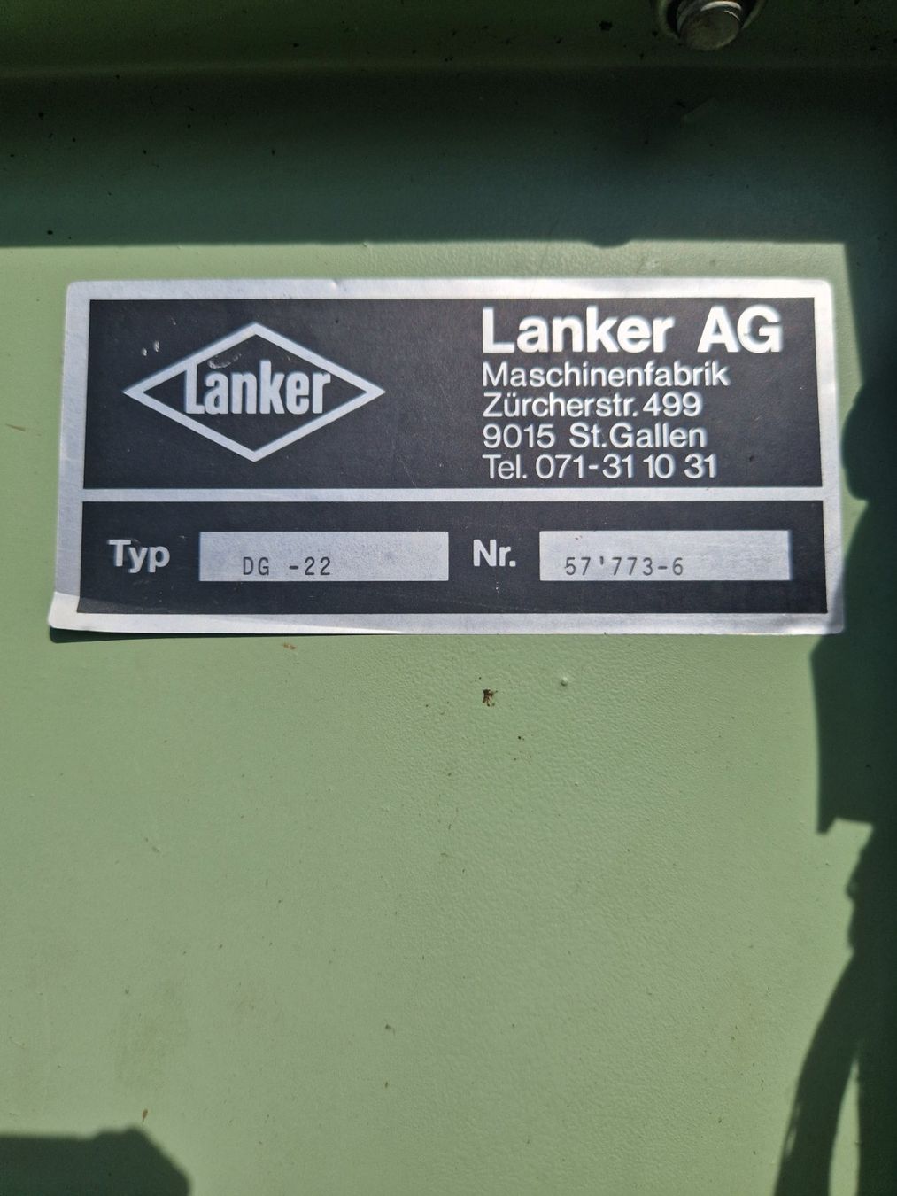 Tutte le macchine: Dosieranlage Dosiergerät Lanker DG 22 – Usato da Menznau venduto da 6122 7