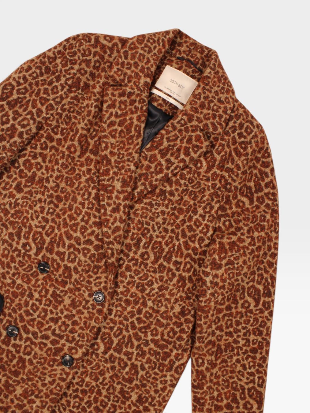 Sandro Cappotti: Sissy-Boy Leopard Jacquard Coat – Nuovo (secondo la descrizione) da St. Gallen venduto da look-twice 1