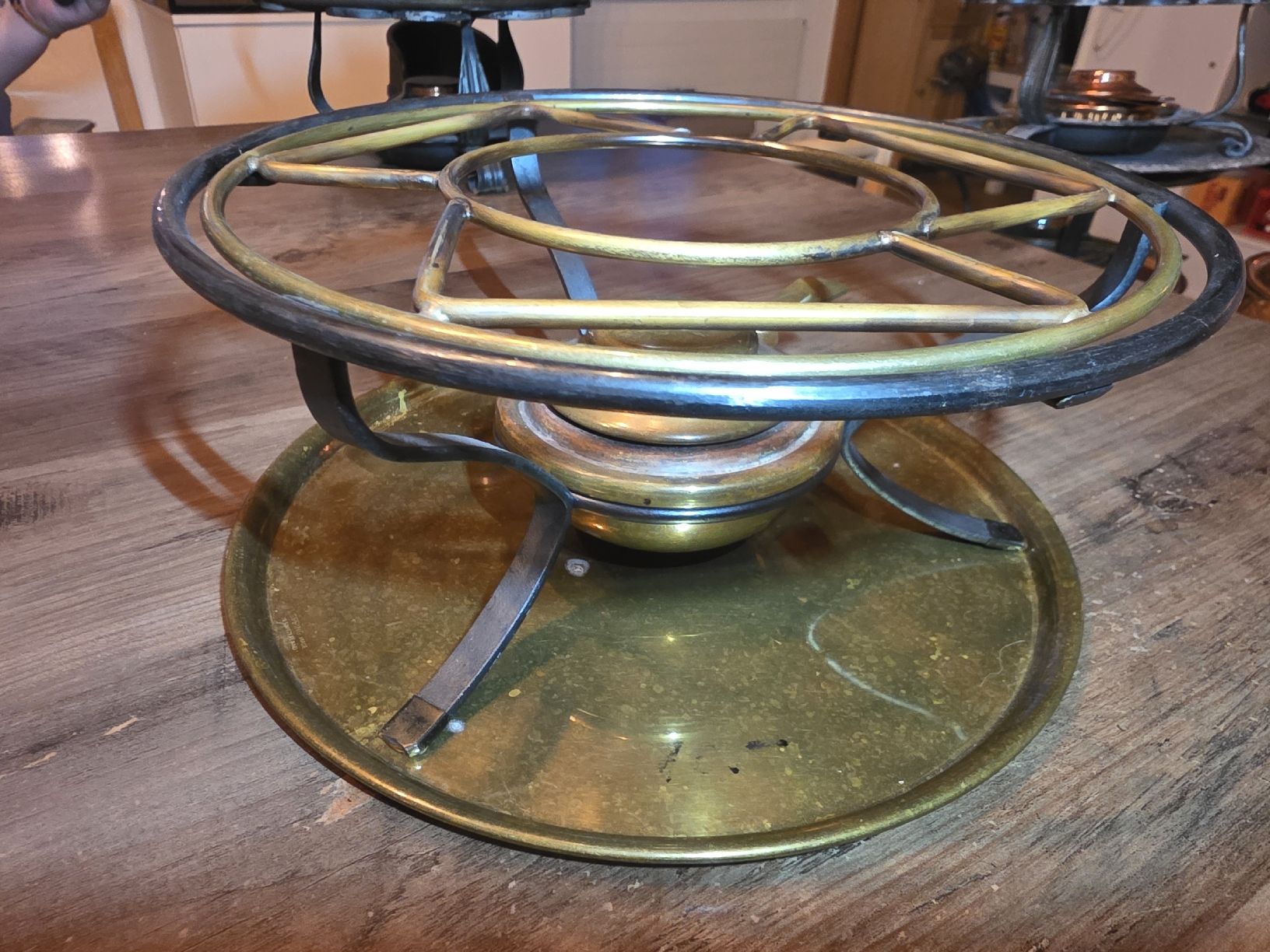 Elettrodomestici da cucina: Fondue Rechaud Messing , Vintage – Usato da Grossaffoltern venduto da kaefer14 1