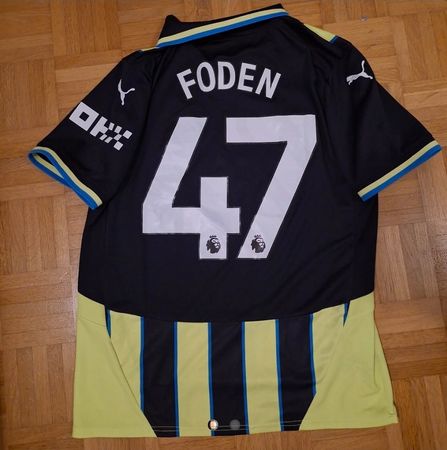 Manchester City Auswärtstrikot 24/25 #47 Foden in Grösse M
