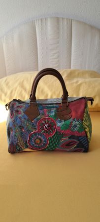 Sac à main Desigual NEUF ! patchwork multicolore