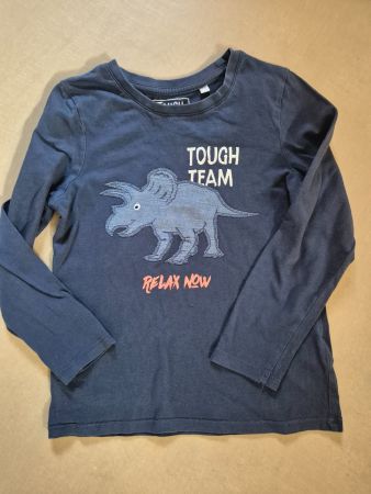 Langarmshirt Tough Team Dino blau, Gr. 122