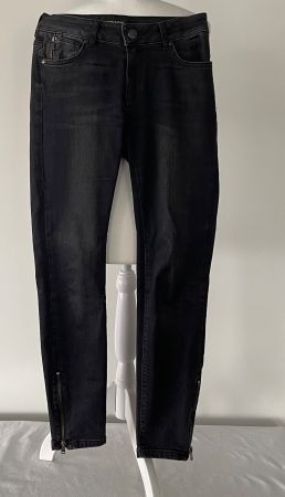 Schwarze Jeans mit Reissverschluss, Gr. 27 MOSH MOSH
