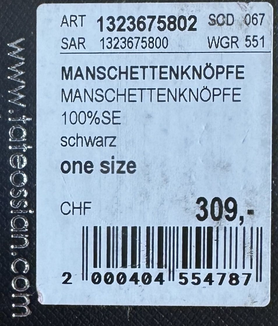 Boutons de manchette: Tateossian Manschettenknöpfe | Originalverpackt – Neuf avec emballage d'origine à Zürich par DoctorDi 6