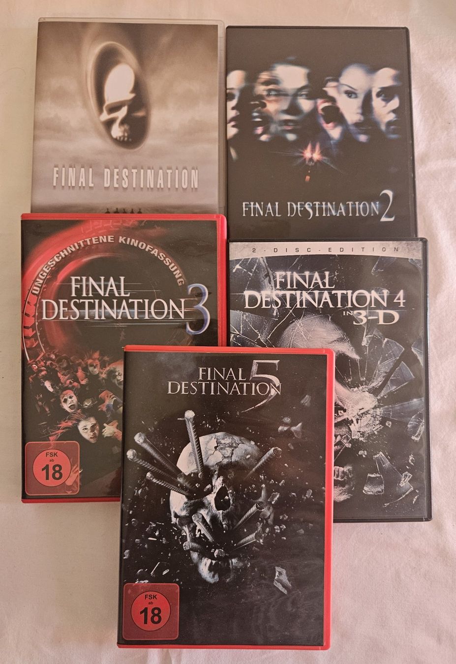 Tutti i DVDs: Final Destination 1-5 DVD – Usato da Zetzwil venduto da Power4