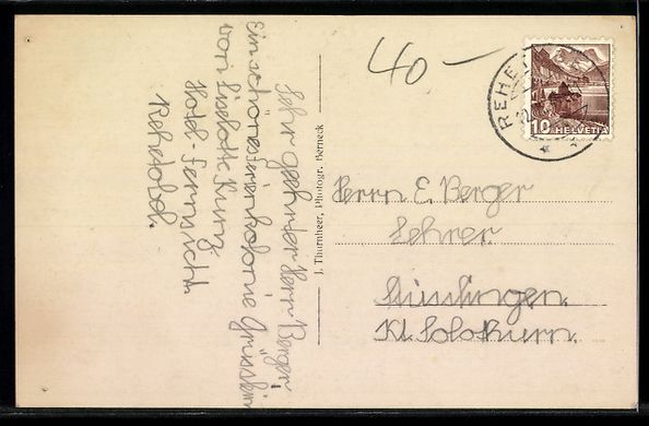 Ansichtskarten: Rehetobel /App., Gasthaus und Ferienheim – Gebraucht aus Berlin von bartko-reher 1