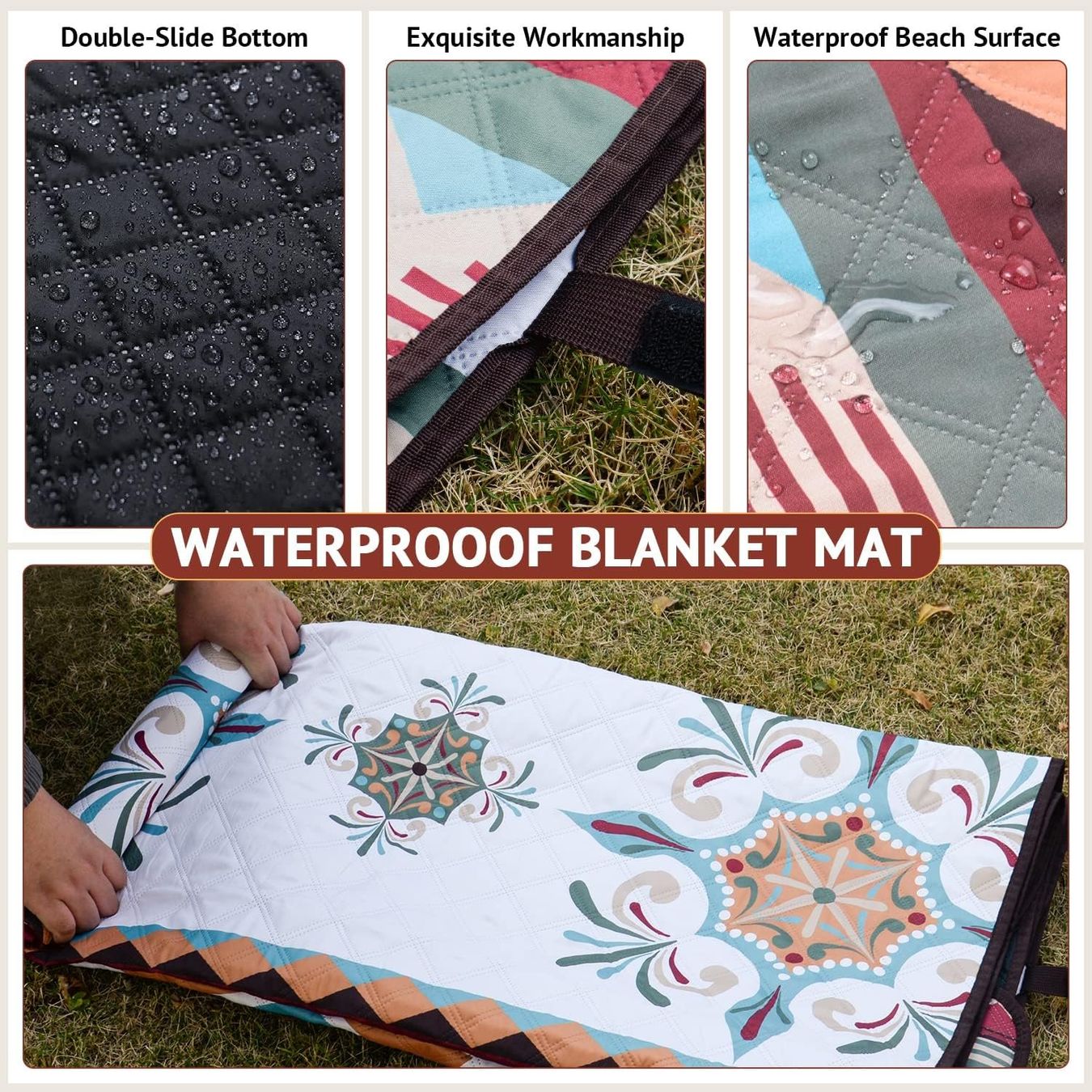 Coperte: Picknickdecke  200x200cm – Nuovo e nell'imballaggio originale da Nuglar venduto da SaleRitter 6