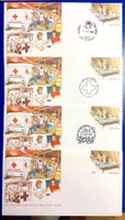 1989 - FDC  75. Jahrestag Australisches Rotes Kreuz **+ ET