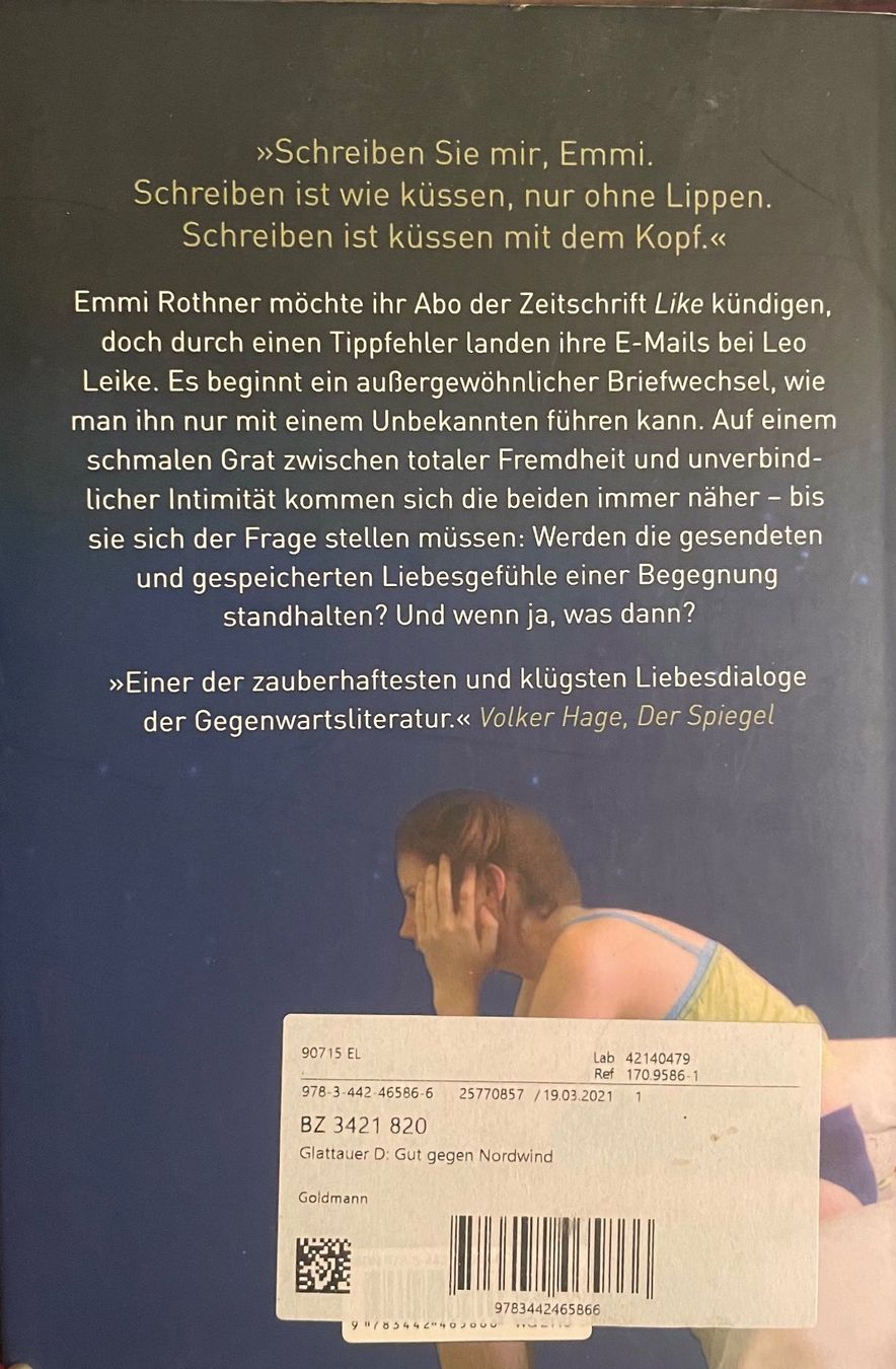 Libri: GUT GEGEN NORDWIND - DANIEL GLATTAUER  - BROSCHIERT - NEU – Nuovo (secondo la descrizione) da Buchs AG venduto da fischli610 1