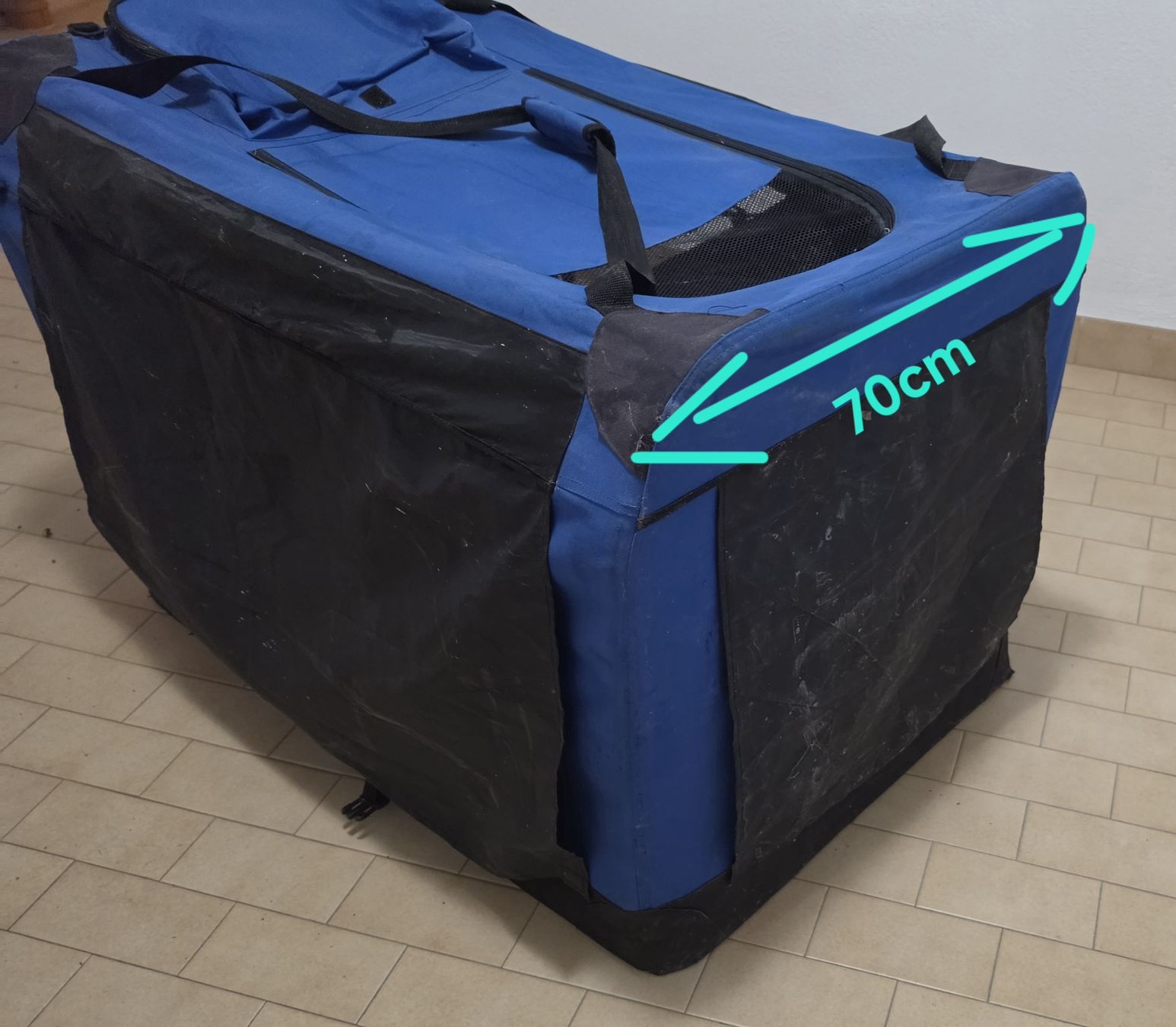Gabbie, trasporto & Sicurezza: caisse de transport pour Chien. – Usato da Bevaix venduto da Nounoursch 2