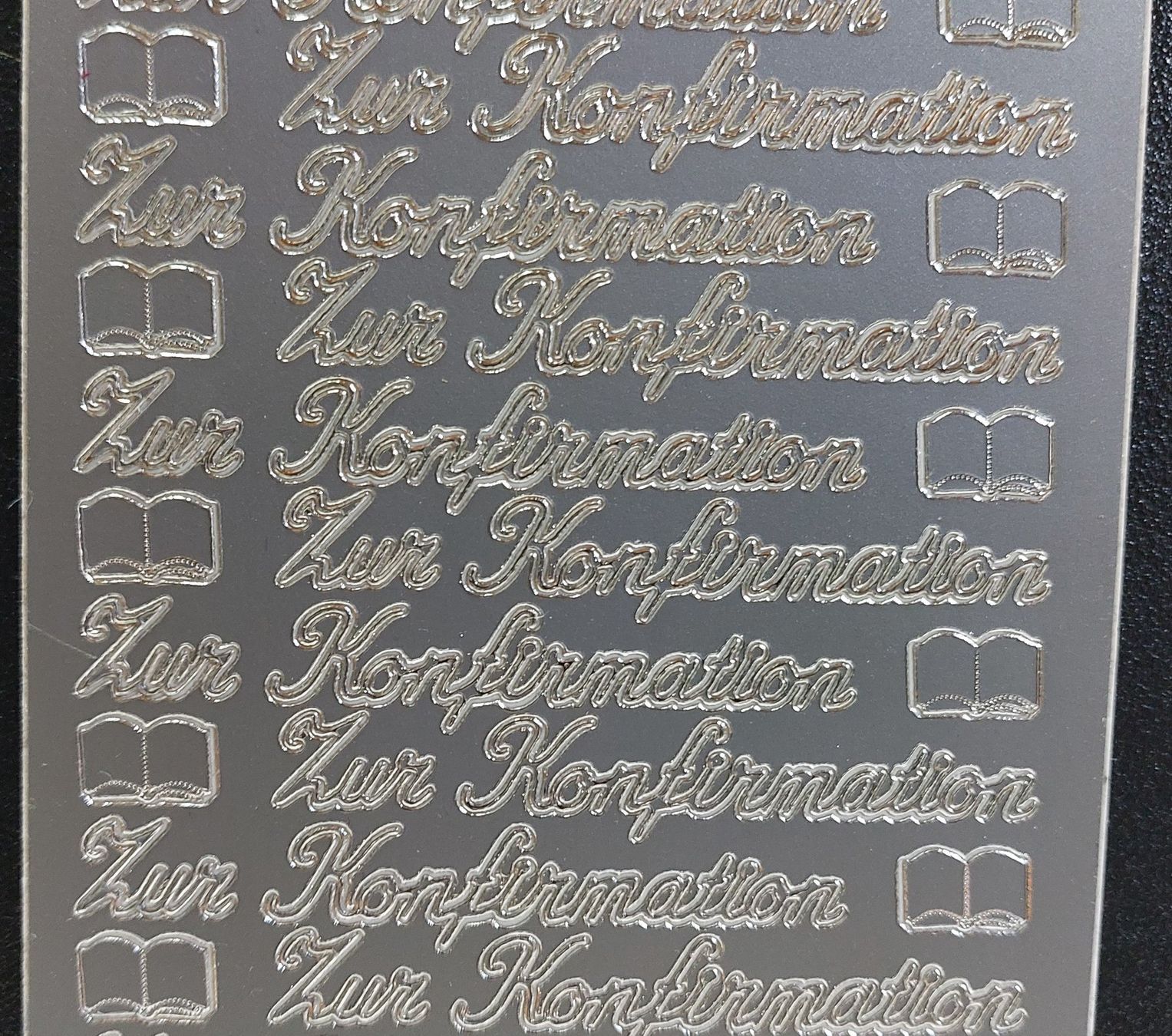 Sticker: Aufkleber "Zur Konfirmation" Silber / Neupreis 2.50 – Nuovo e nell'imballaggio originale da Zollikofen venduto da Blackie 2
