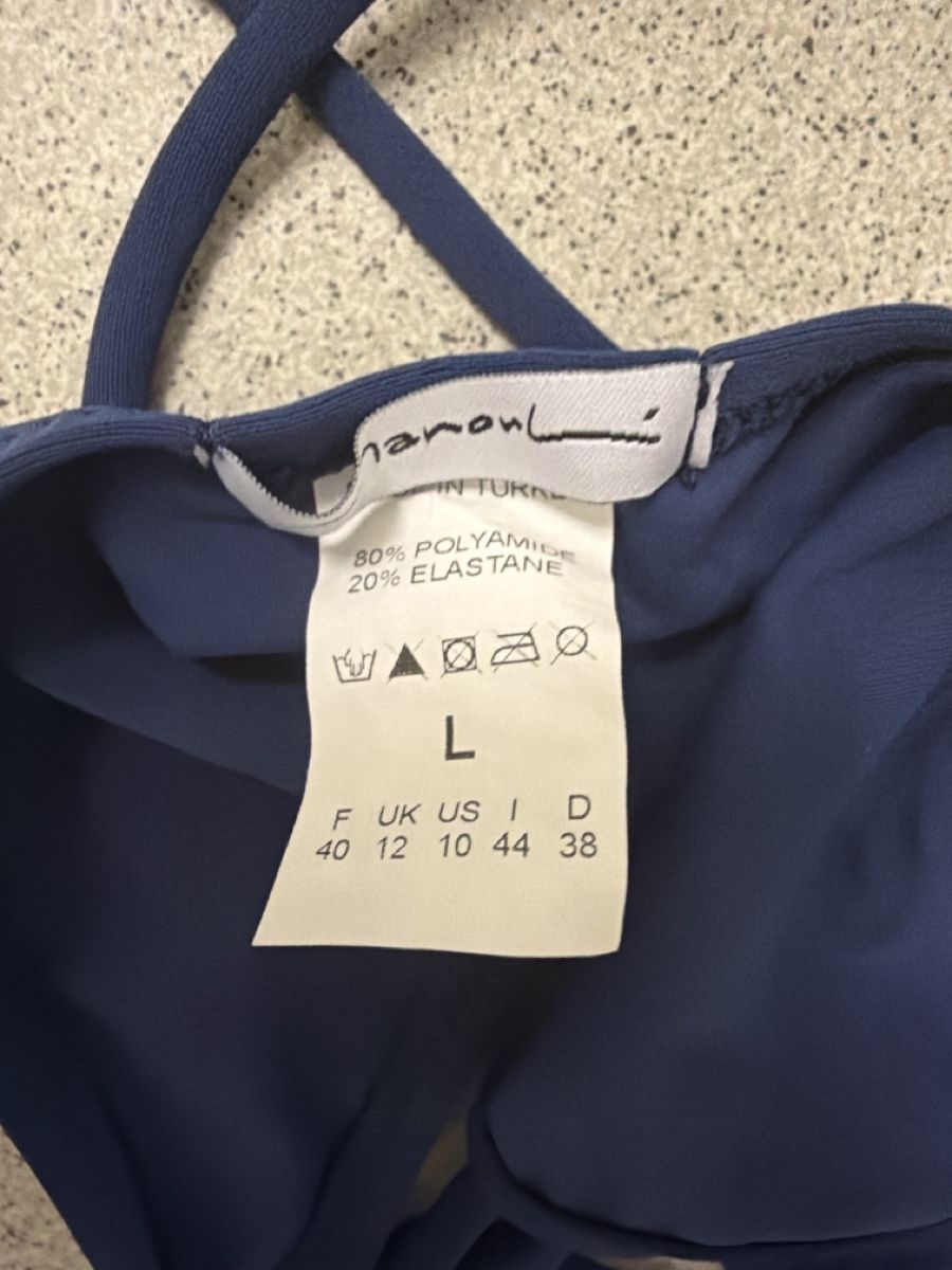 Costumi da bagno & Bikini: neu Dunkelblauer Bikini Gr. ca 38 (L) – Nuovo (secondo la descrizione) da Weggis venduto da Doris 2