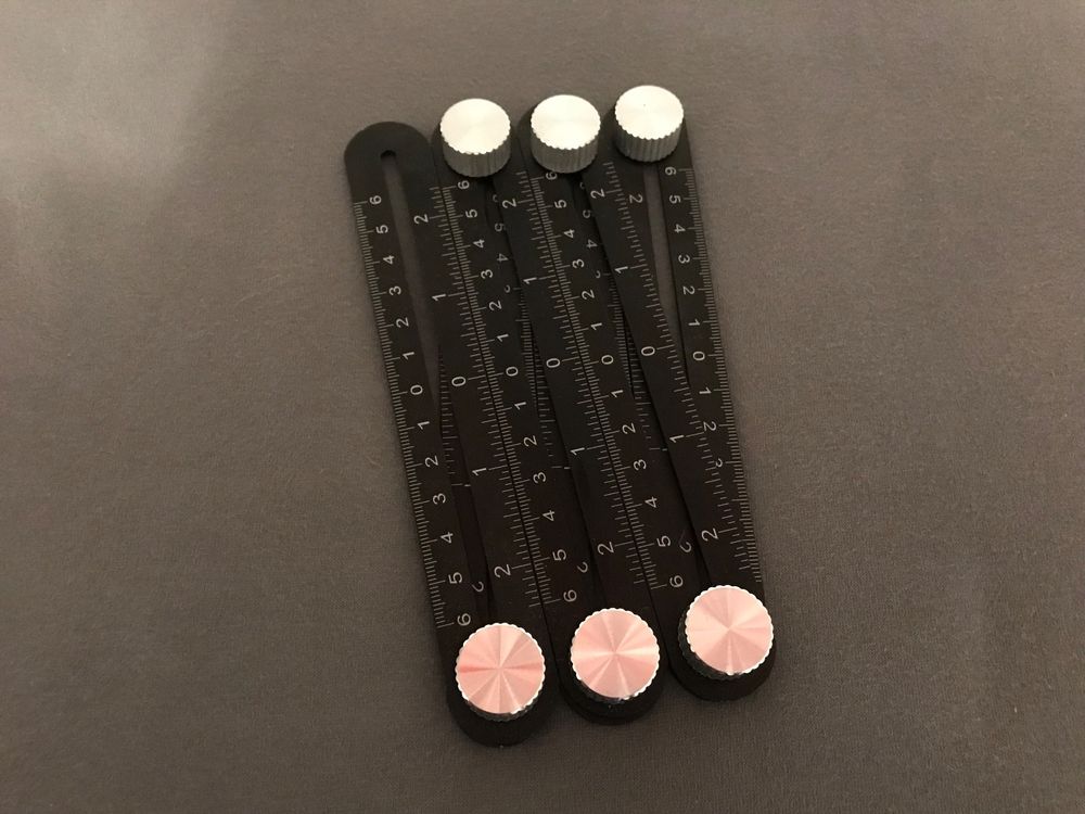 4x Transparente Messlineale - Präzisions-Messfolie Für Fehlererkennung - Handwerker & Qualitätskontrolle