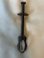 Antike Zuckerzange  eventuell versilbert ca. 12 cm lang 