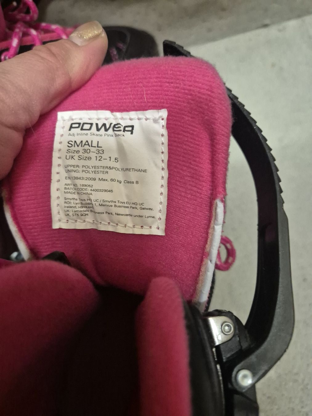 Pattini in linea & Pattini a rotelle: Girls' inline skates, Power, adjustable, size 30-33, pink – Usato da Basel venduto da and_zvv7 1