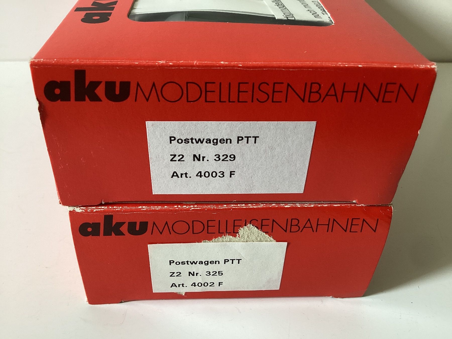 Aku Modelleisenbahnen: Aku Kull 4002F 4003F Post Z2 SBB 1:87 H0 – Gebraucht aus Effretikon von simtek_de 4