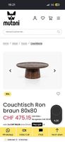 2x Couchtisch Ron aus massivem Mangoholz