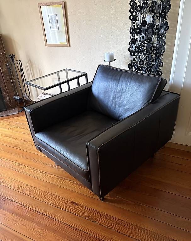 Sofas: Salon cuir véritable – D'occasion à Genève par rap_s5hg 2