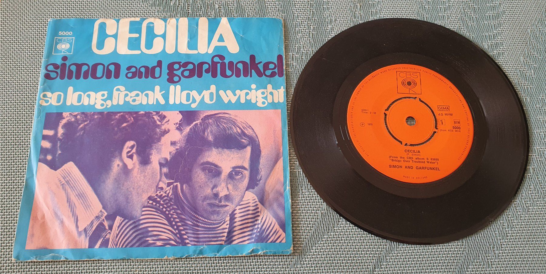 Dischi in vinile: SIMON AND GARFUNKEL, Cecilia, Single – Usato da Kreuzlingen venduto da Cdschlumpf