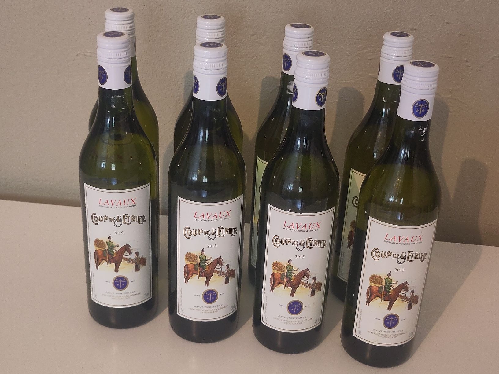 Vino: 8 FL. Lavaux "Coup de L'Étrier" 2015 – Nuovo (secondo la descrizione) da Basel venduto da Morgenmuffel