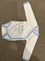 50%Mama 50%Papa Baby Body Gr. 68, Wickelbody langarm