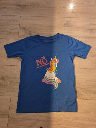 T-Shirt James & Nicholson Einhorn Motiv Gr 122 128