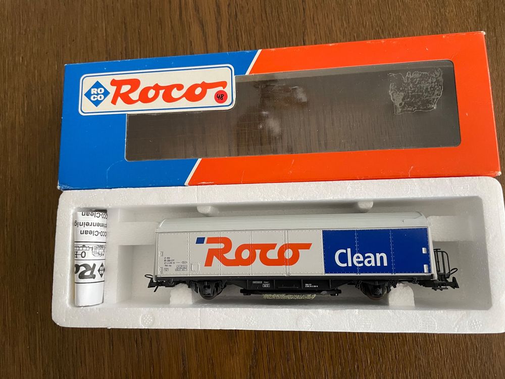 Roco 46400 ROCO-Clean Schienenreinigungswagen, OVP (Gebraucht) in ...