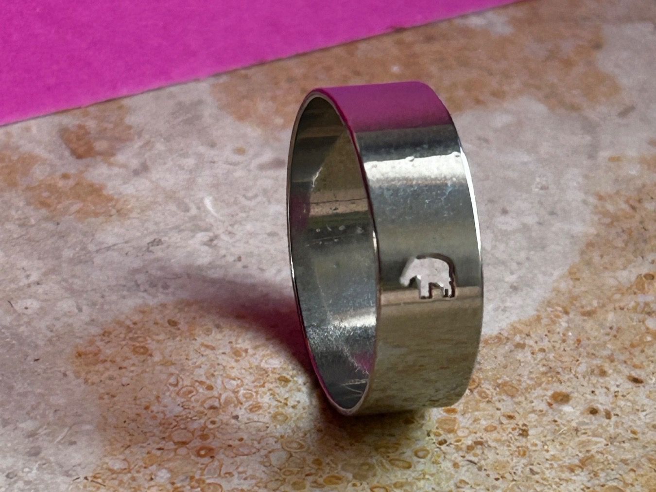 Anelli: RING EDELSTAHL ELEFANT (64) – Usato da Basel venduto da bellespirit 1