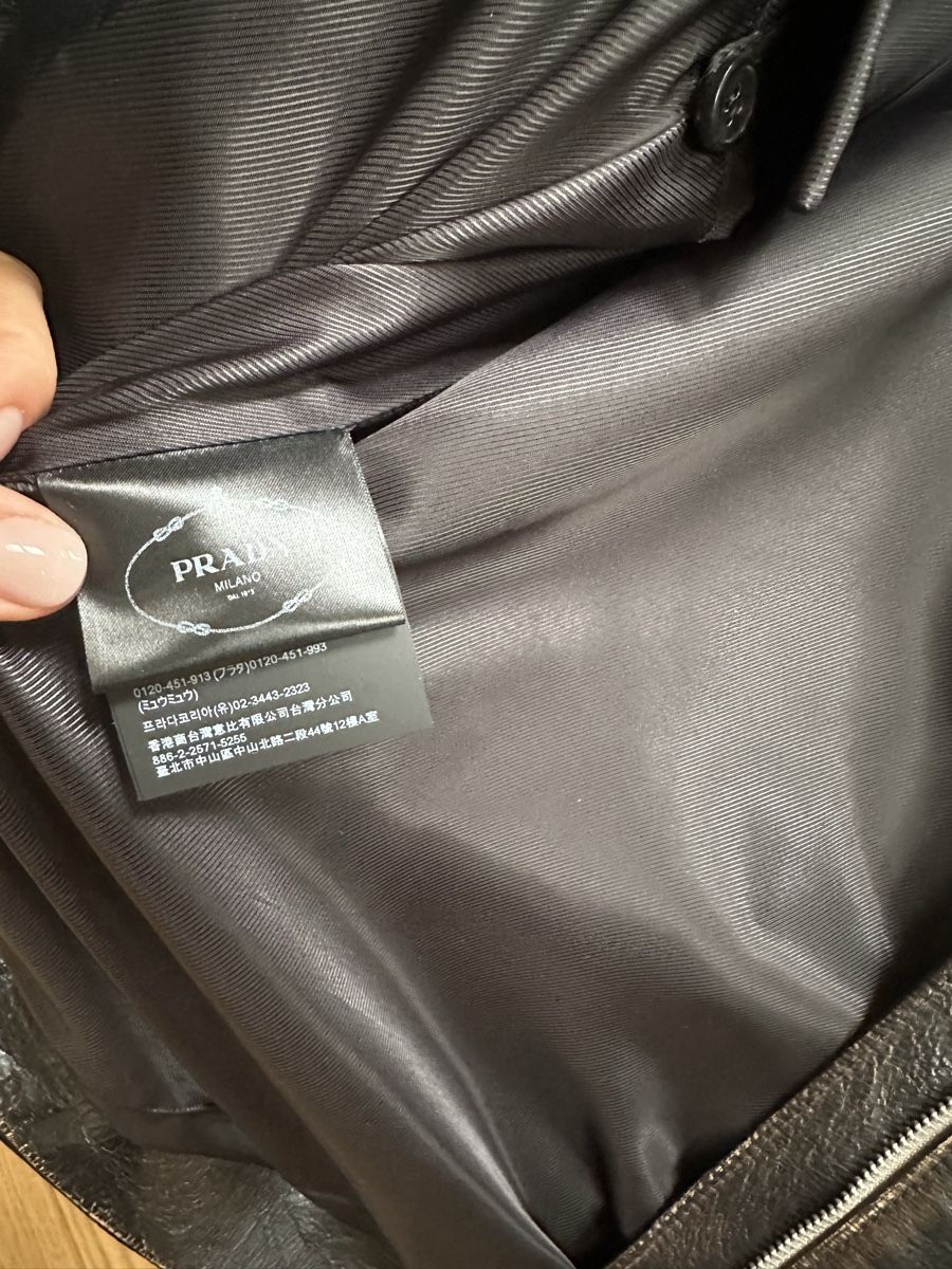 Prada Jacken: Prada leder leather jacket new neu – Neu und originalverpackt aus Zug von agiris 8