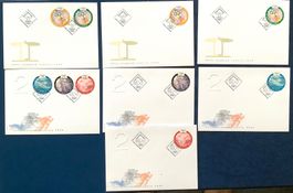2000 FDC - Olympiade Sydney - Satz + Einzel Satz