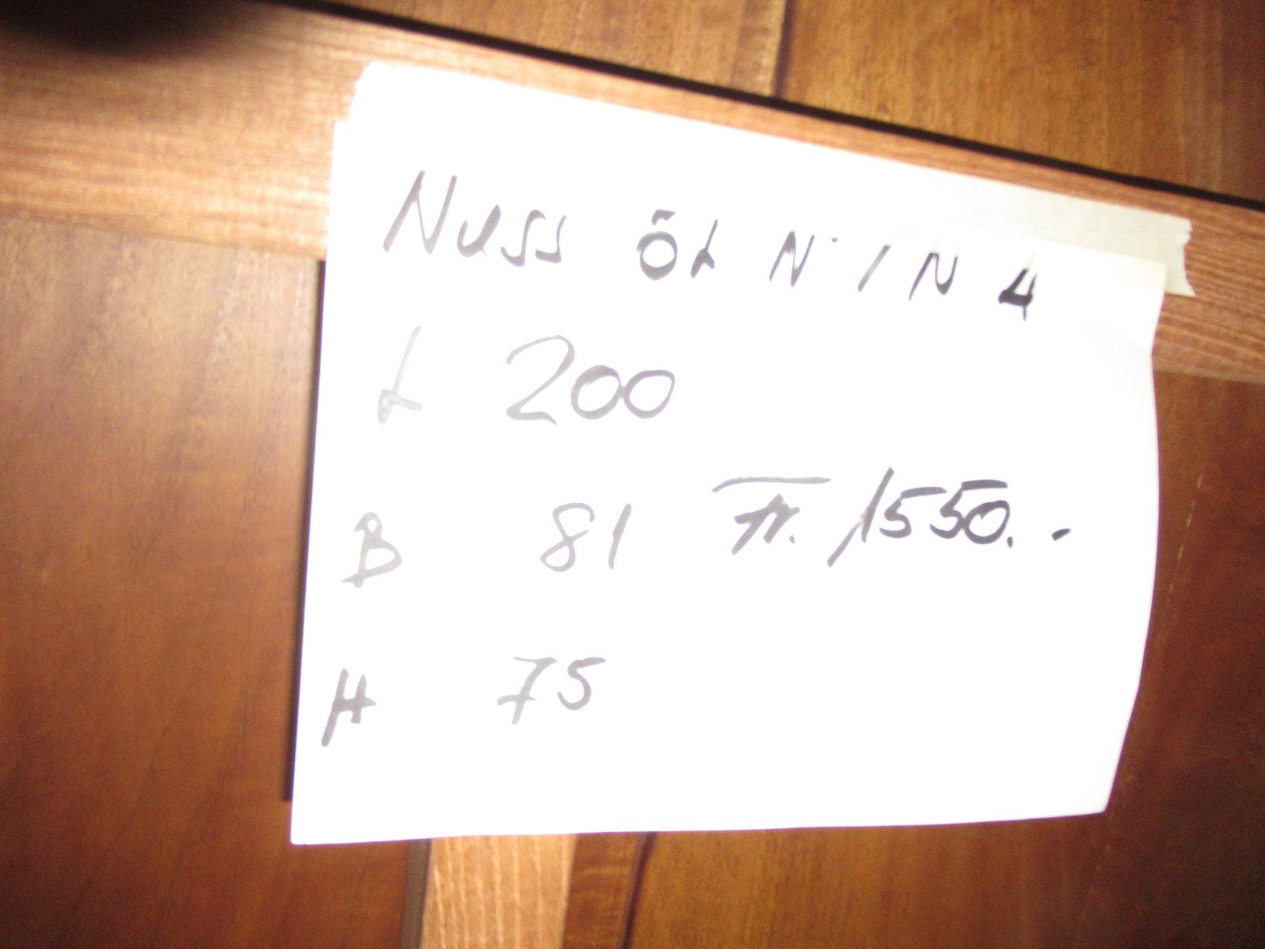 Tavoli: Beizentisch (Nuss/200) – Nuovo (secondo la descrizione) da Berg SG venduto da Pizza58 7