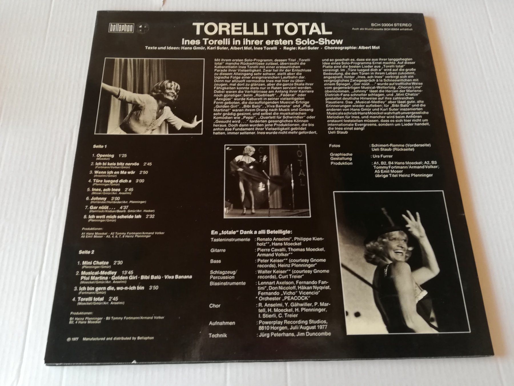 Dischi in vinile: INES TORELLI - TORELLI TOTAL – Usato da Bern venduto da Vinylsound.ch 1