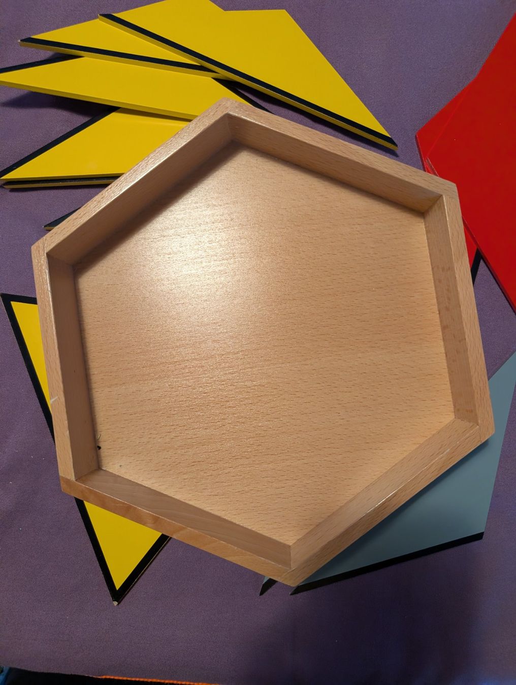 Giochi: Jeu 6 boites  triangles constructeurs Montessori – Usato da Genève venduto da jeansteph 6