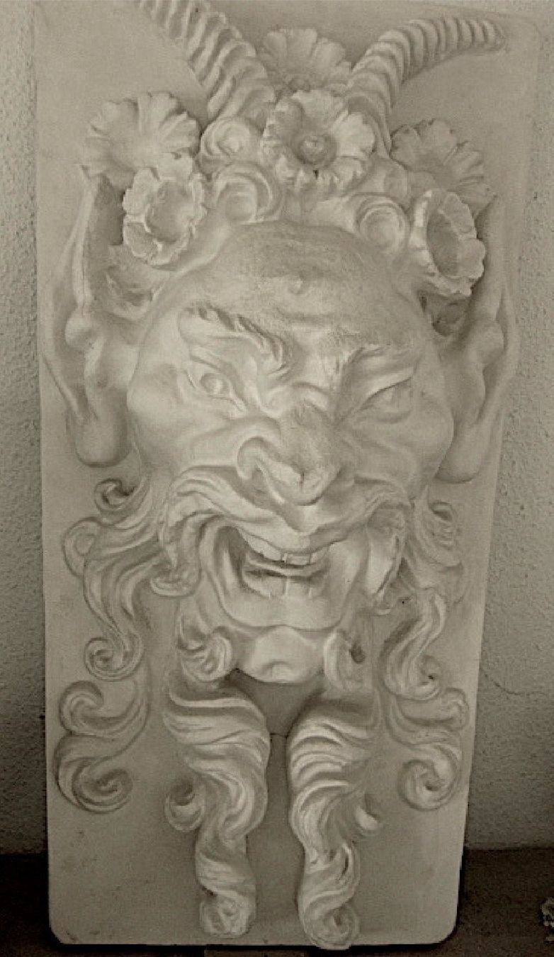 Sculture & Statue: Renaissance Grotesken - Maske ' FAUN' – Usato da Zürich venduto da scu_9xl9 6